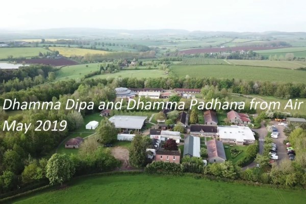 Sightseeing flight around the double centre Dīpa/Padhāna during the annual assistant teachers’ meeting, May 2019.